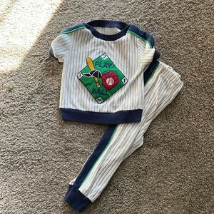Vintage baby boy baseball outfit !!